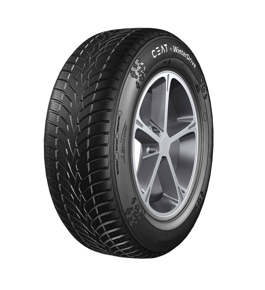 Opona zimowa Ceat WinterDrive 195/65R15 91 H przyczepność na śniegu (3PMSF)
